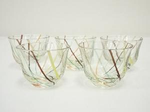 ガラス製　猪口5客